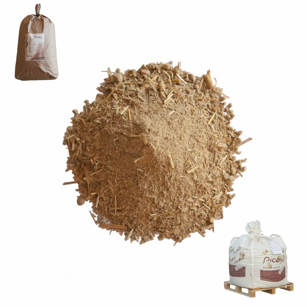 Vályog alapvakolat (0-4mm) zabszalmás, levendulával